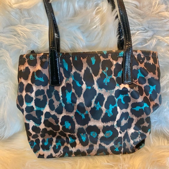 Coach Leopard Print Tote Bag - Black and Brown - Picture 2 of 11